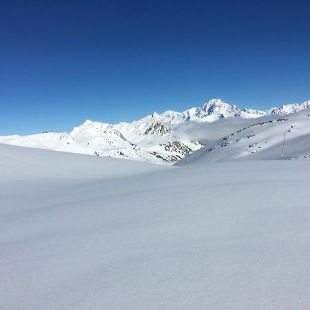 Studio avec vue sur le Mont-Blanc Les Arcs  Extérieur photo