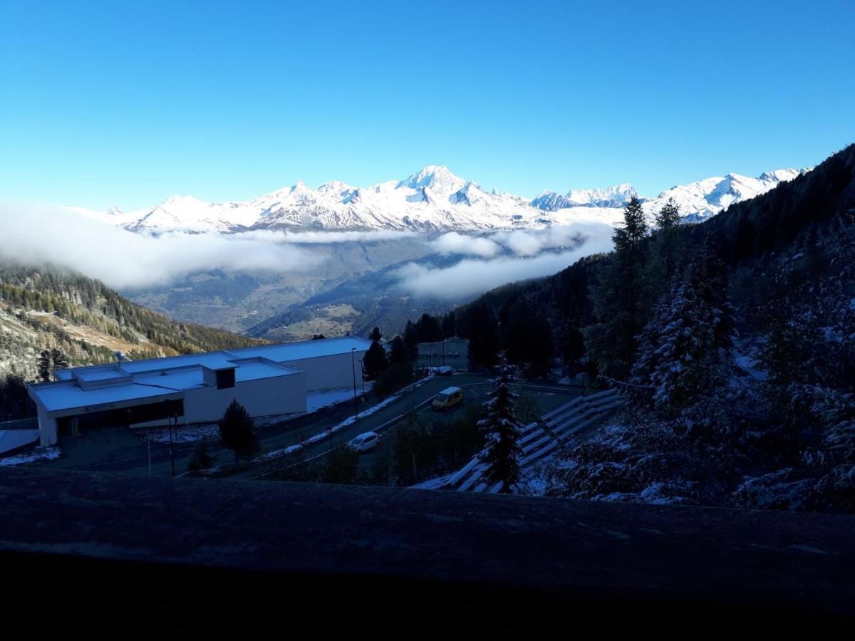 Studio avec vue sur le Mont-Blanc Les Arcs  Extérieur photo