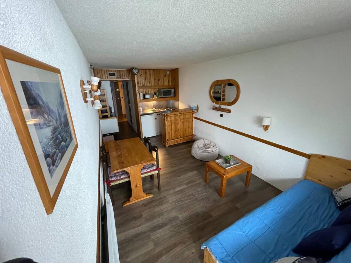 Studio avec vue sur le Mont-Blanc Les Arcs  Extérieur photo